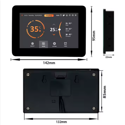 Digital Inverter Heat Pump Controller Outdoor EEV Air Source Heat Pump Dc Inverter Controller