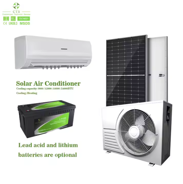 1.5HP 2HP 3HP Hybrid AC/DC Solar Powered Air Conditioner Off Grid Solar Air Conditioner for Home Office