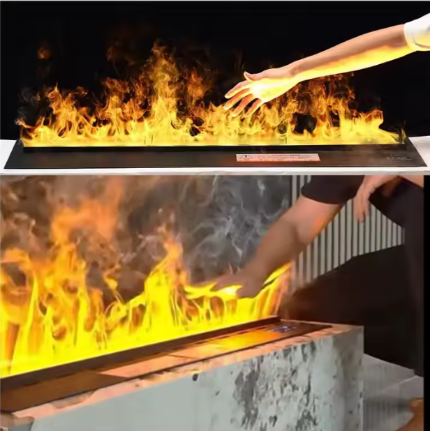 60 inch or 1500 mm 3D water steam electric fireplace indoor