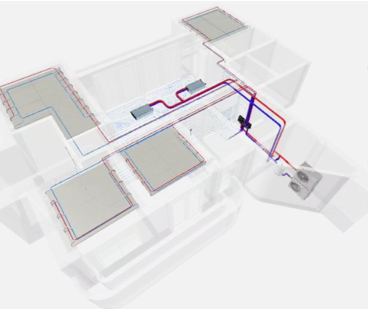 HVAC System Climate Comfort Home Radiant Floor Heating System Solution Heating Cooling