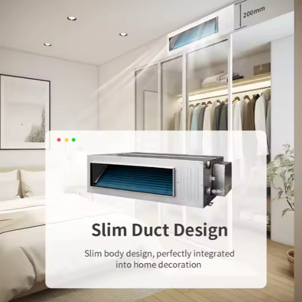 Duct Air Conditioner System Multi-zone Split Concealed Ducted Air Condition Indoor Unit High Capacity Inverter 1-5 Ton